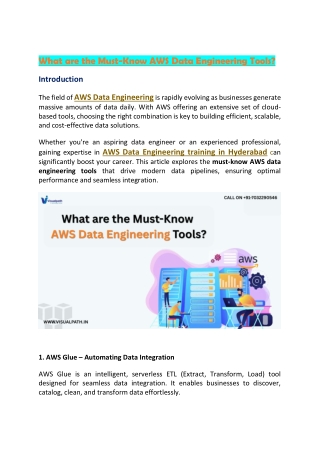 AWS Data Analytics Training  - AWS Data Engineering Online Course in Ameerpet
