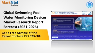 Swimming Pool Water Monitoring Devices Market Demand, Drivers and Opportunities