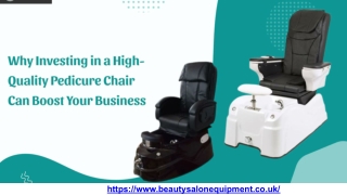 Boost Your UK Salon with High-Quality Pedicure Chairs