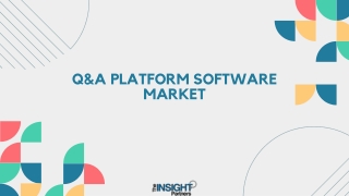 Q&A Platform Software Market 2031: Analysis