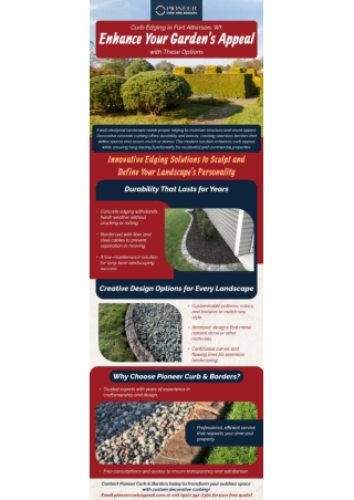 Enhance Your Garden's Appeal with Creative Curb Edging Design