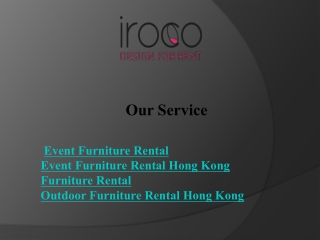 Event Furniture Rental for a Stunning Setup