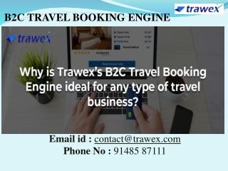 B2C TRAVEL BOOKING ENGINE