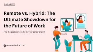 Remote vs. Hybrid The Ultimate Showdown for the Future of Work