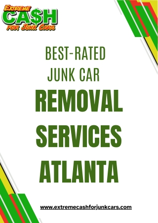 Get the Best-Rated Junk Car Removal Services in Atlanta