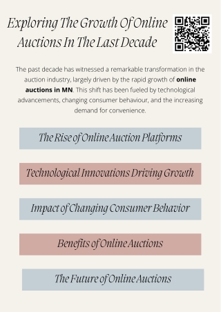 Exploring The Growth Of Online Auctions In The Last Decade