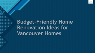 Budget-Friendly Home Renovation Ideas for Vancouver Homes
