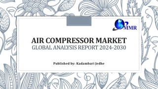 Air Compressor Market Trends, Segmentation, Future Plans and Forecast to 2030