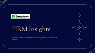HRM Insights