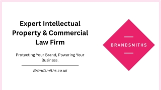 Brandsmiths Expert Legal Services for Brands