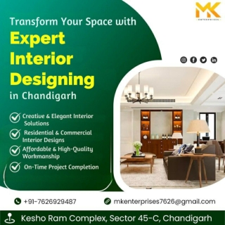 Stunning Interior Designing Services in Chandigarh | MK Enterprise