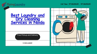 Best Laundry and Dry Cleaning Services in Noida