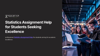 Statistics Assignment Help for Students Seeking Excellence