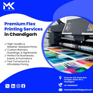 Flex Printing in Chandigarh – High-Quality & Affordable Solutions