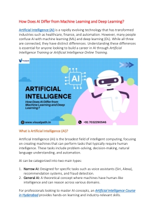 Artificial Intelligence Training Institute | Ai Ml Courses