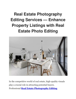 Real Estate Photography Editing Services Real Estate Photo Editing
