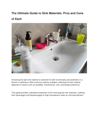 the-ultimate-guide-to-sink-materials-pros-and-cons-of-each