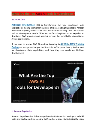 AWS AI Training - Aws Ai Course