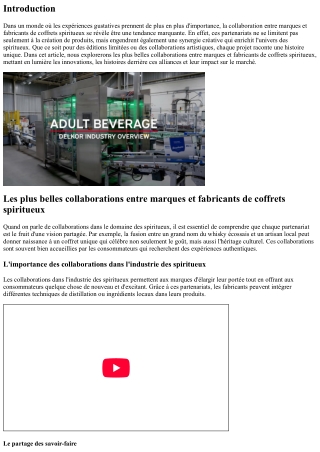 Les plus belles collaborations entre marques et fabricants de coffrets spiritueu