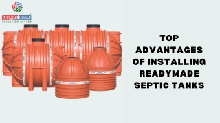 BENEFITS OF READYMADE SEPTIC TANKS FOR YOUR HOME