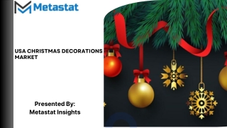 USA Christmas Decorations Market Size & Share, Analysis 2031
