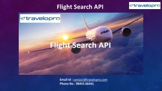Flight Search API