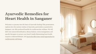 Holistic Ayurvedic Remedies for a Healthy Heart in Sanganer