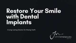 Restore Your Smile with Dental Implants in Sydney