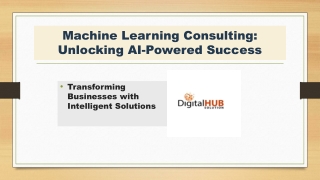 Expert Machine Learning Consulting | AI Solutions for Growth