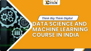 uncover the Data Science and Machine Learning Course in India | Digicrome