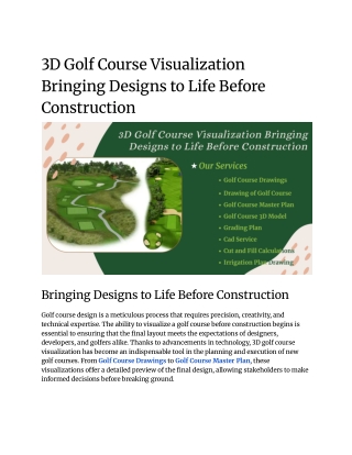 3D Golf Course Visualization_ Bringing Designs to Life Before Construction __ off-site Kriti