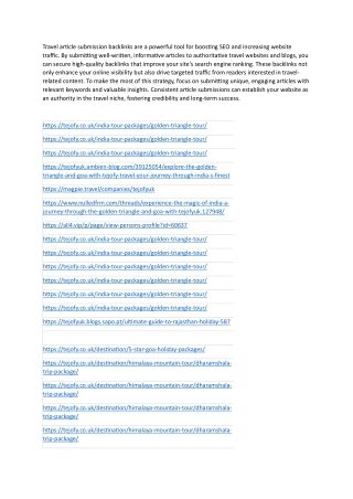 The Power of Travel Social Bookmarking Backlinks: A Comprehensive Guide for Digital Marketing Success