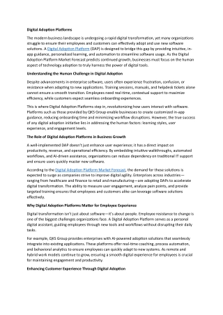 Digital Adoption Platforms