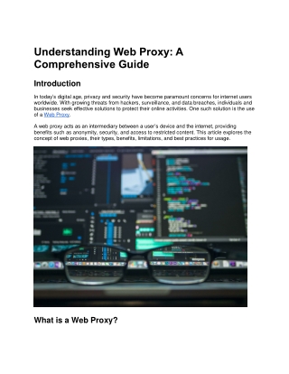 Web Proxy