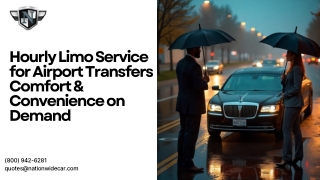 Hourly Limo Service for Airport Transfers – Comfort & Convenience on Demand
