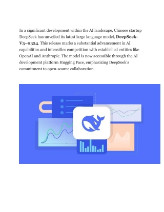 DeepSeek UpgradesV3 AI Model, Closing the AI Gap Between China and the US