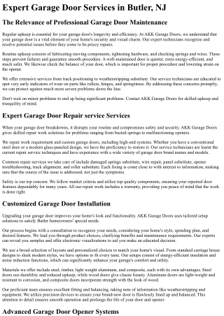 AKK Garage Doors
