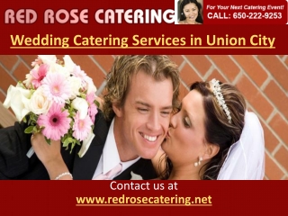 Wedding Catering Services Union City