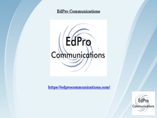 Content Marketing Consultant Solutions from EdPro Communications for Education Success