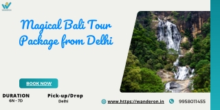 Magical Bali Tour Package from delhi