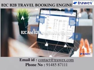 B2C B2B TRAVEL BOOKING ENGINE