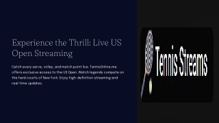 Live US Open Stream