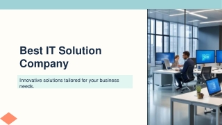Best IT Solution Company – Empowering Businesses with Cutting-Edge Technology