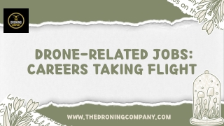 Drone-Related Jobs Careers Taking Flight