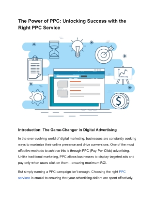 How to Choose the Right PPC Company for Your Campaign