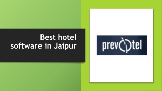 Best hotel software in Jaipur