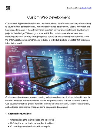 Custom Web Development