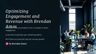 Optimizing Engagement and Revenue with Brendan Amos