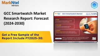 GCC Smartwatch Market Insights, Share & Growth Trends 2024 to 2030