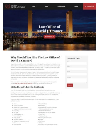 Top Jackson Criminal Attorney – Callcramerlaw for Defense